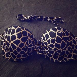 Victoria’s Secret animal print bikini top